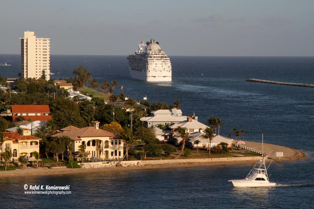 View od Fort Lauderdale from Port Everglades , Florida by Rafal K. Komierowski