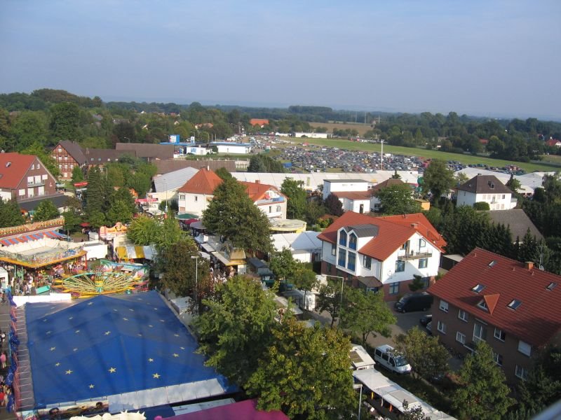 Blick aus dem Riesenrad nach Osten by Schmeisser