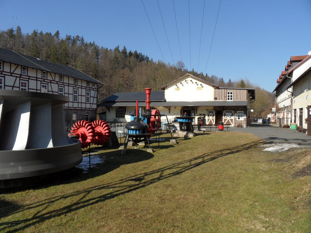 Freigelände vom Wasserkraftmuseum in Ziegenrück by Uwe Klimpke