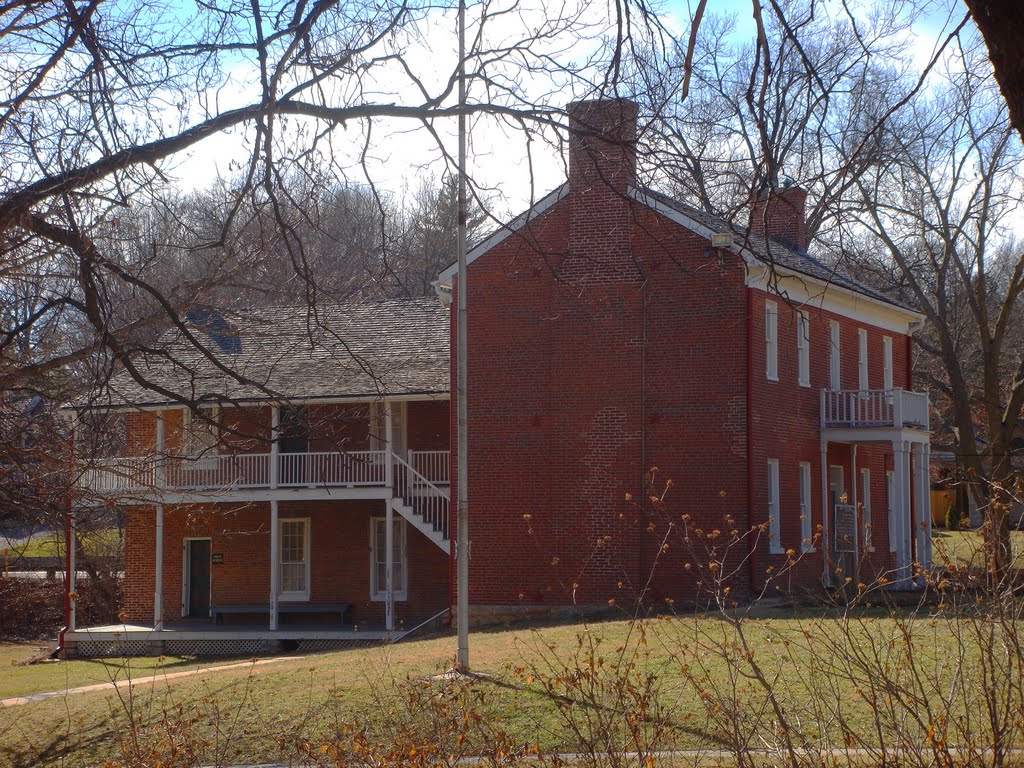 Shawnee Methodist Mission - 1839 by Juan Brown