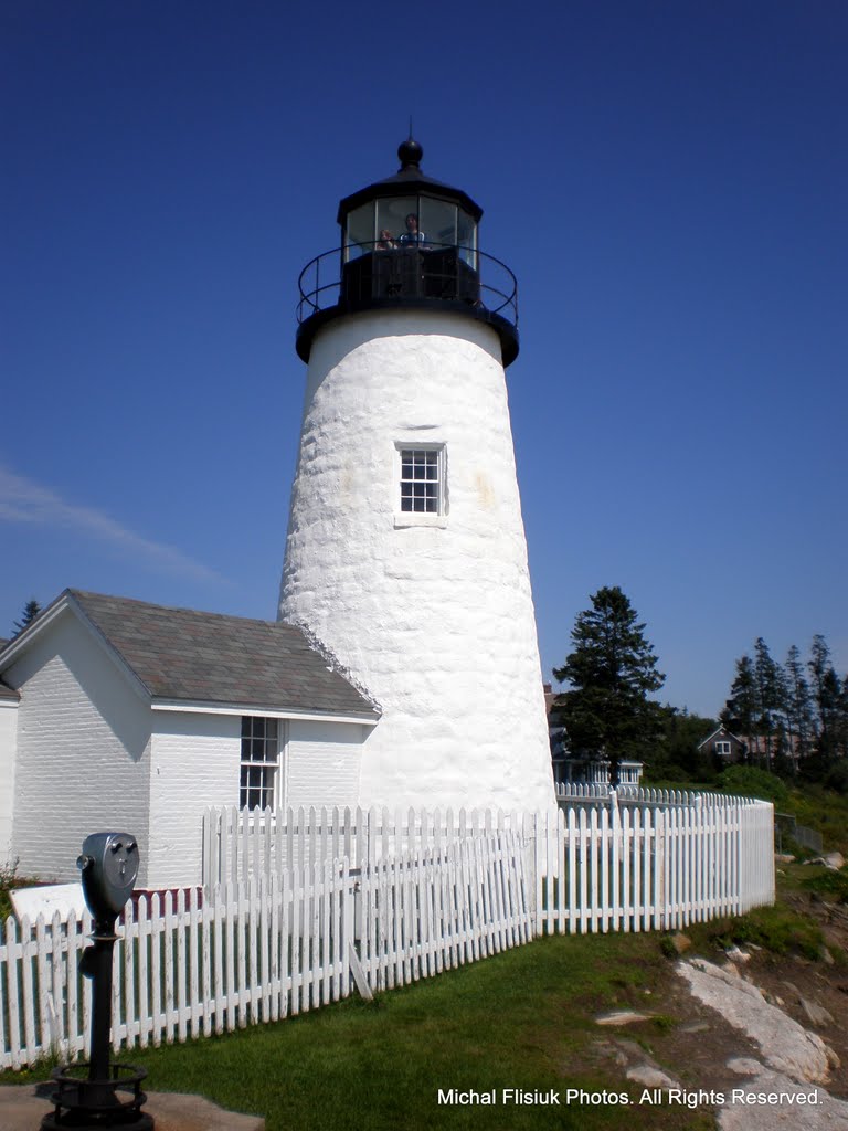 Pemaquid Lighthouse. by Michal Flisiuk