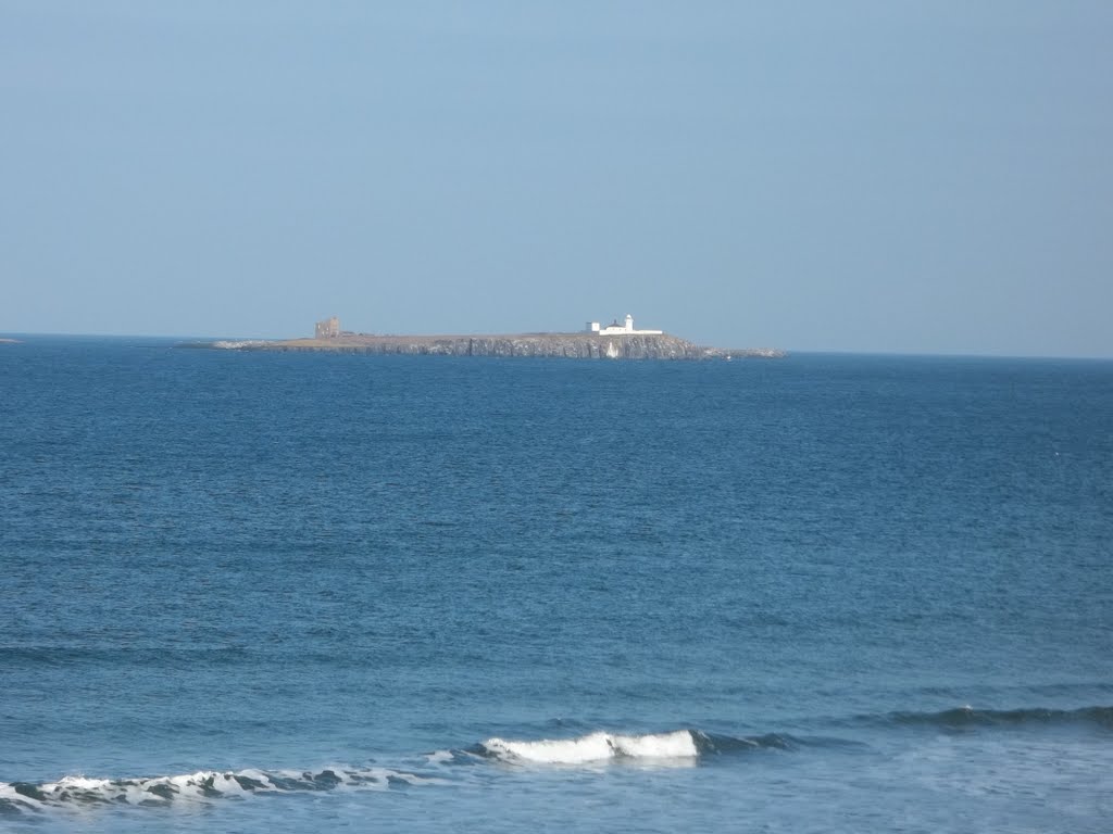 Inner Farne from Bamburgh Beach - Northumberland by Joe Percy