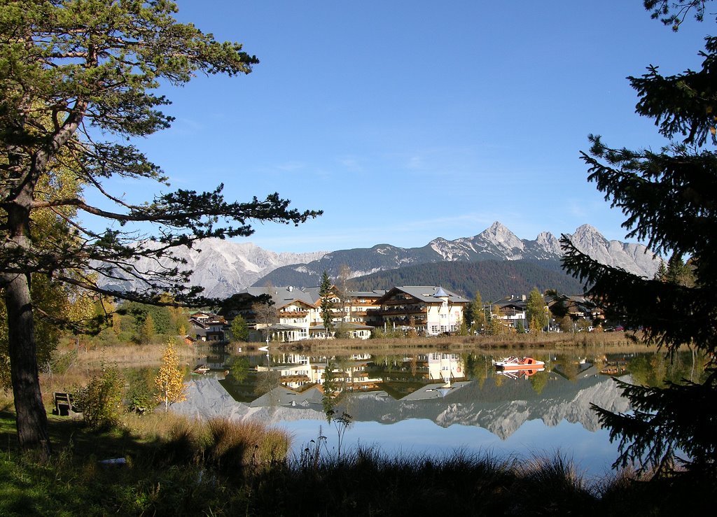 Blick auf Hotel Seespitz - Seefeld by baba49