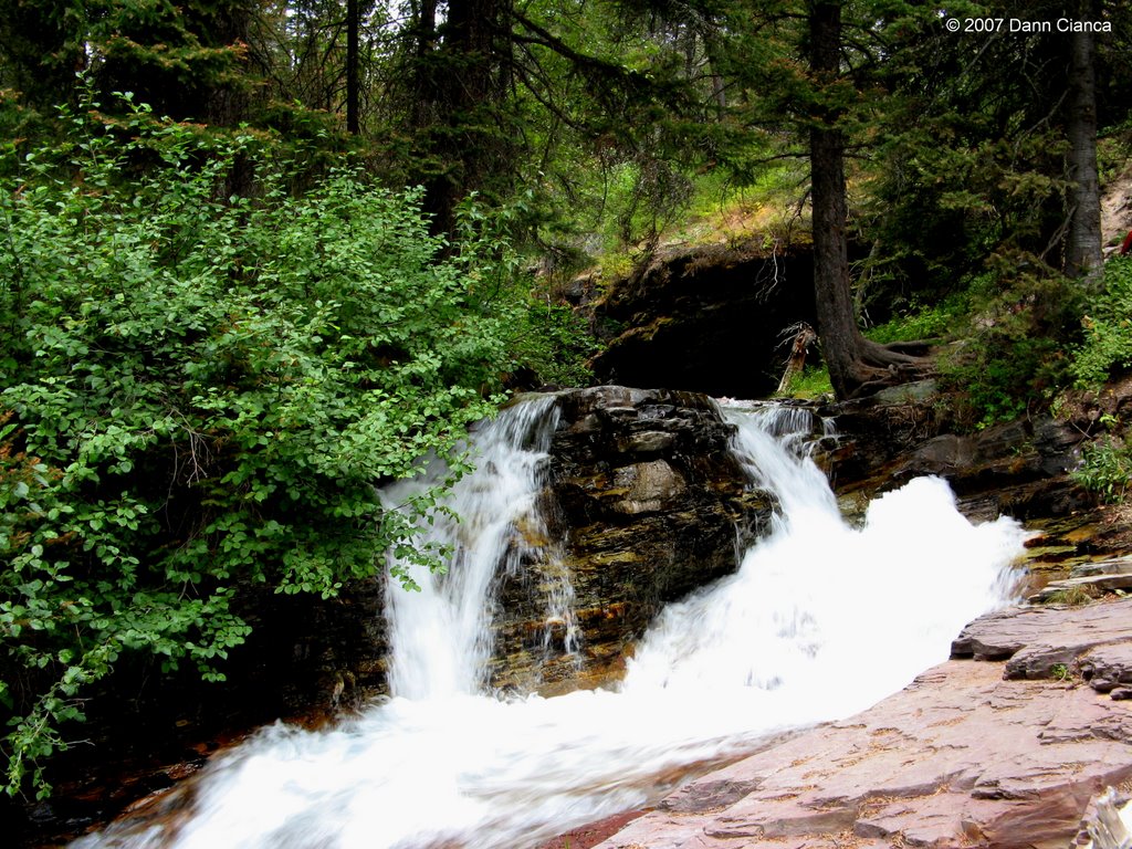 2007 - August 8th - 20:22Z - Falls on Baring Creek. by Dann Cianca