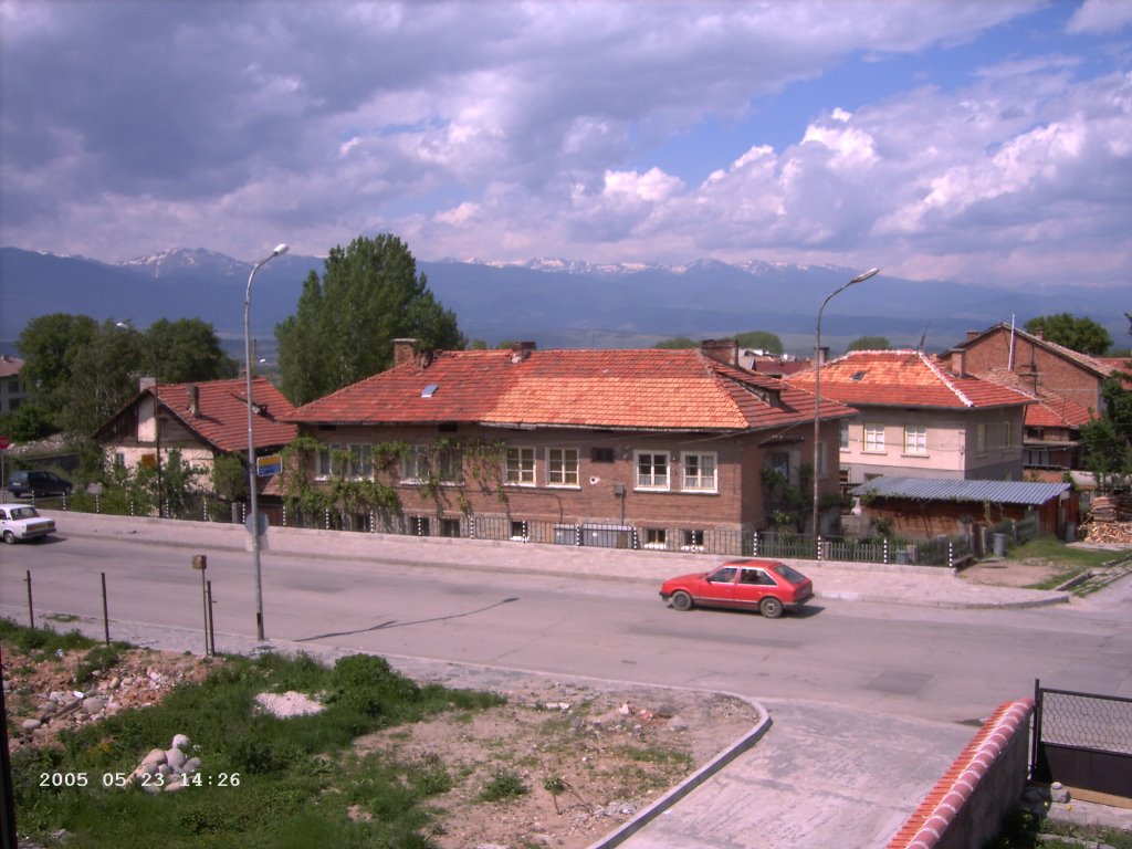 Vue de l'hôtel sur le Pirin by Jackie Gomez-Blasco