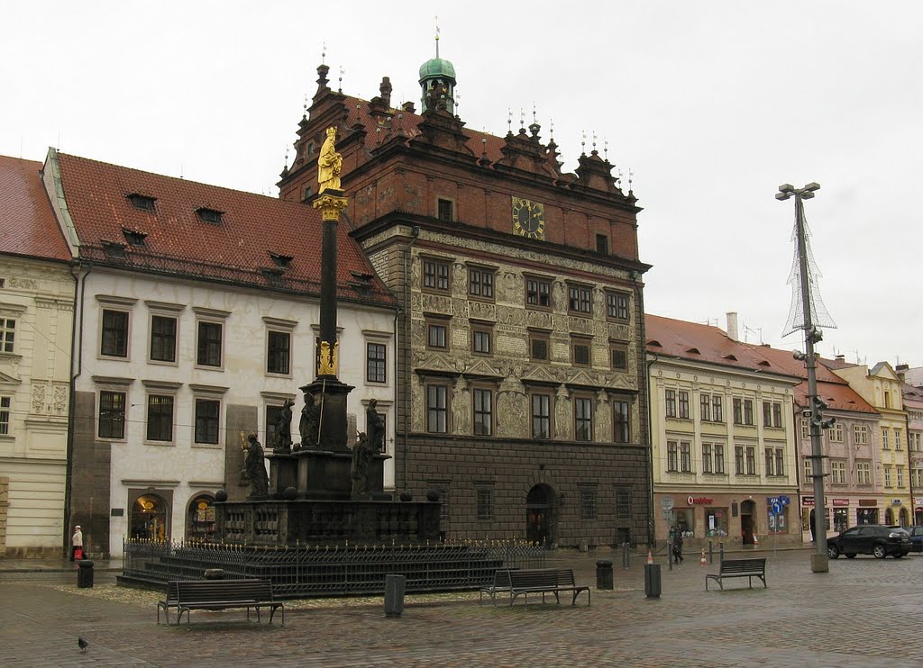 Pilsen, városháza - Plzeň, city hall by Atti