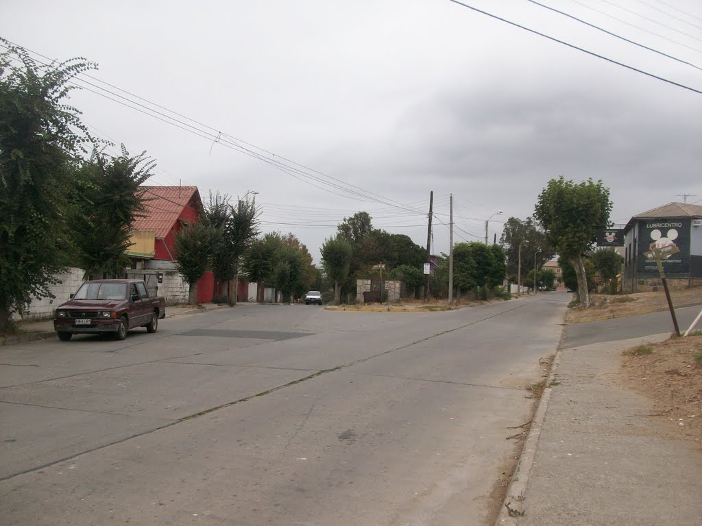 Calle Santa Laura (derecha) y Pedro de Valdivia (izquierda). Concón V Región by Ignacio Paredes