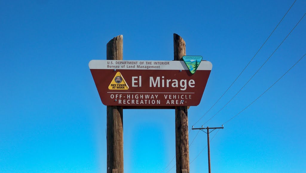 El Mirage Dry Lake. CA by CEYLON