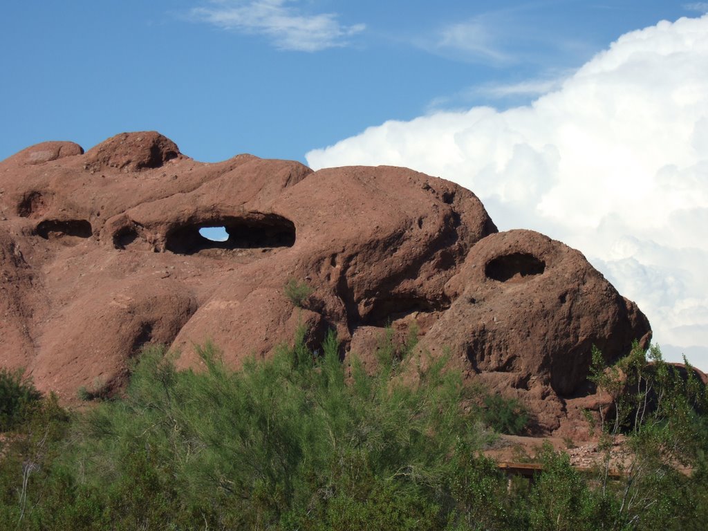 Hole in the Rock as Seen from the West by Sue Harper