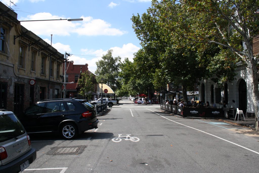 Brunswick street shopping precinct by leigh.r.morison