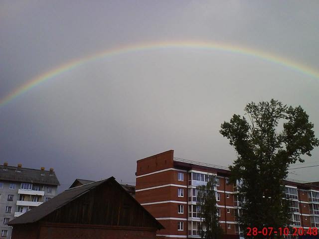 Rainbow in Shelekhov / Irkutsk region by Shornikov Andreas