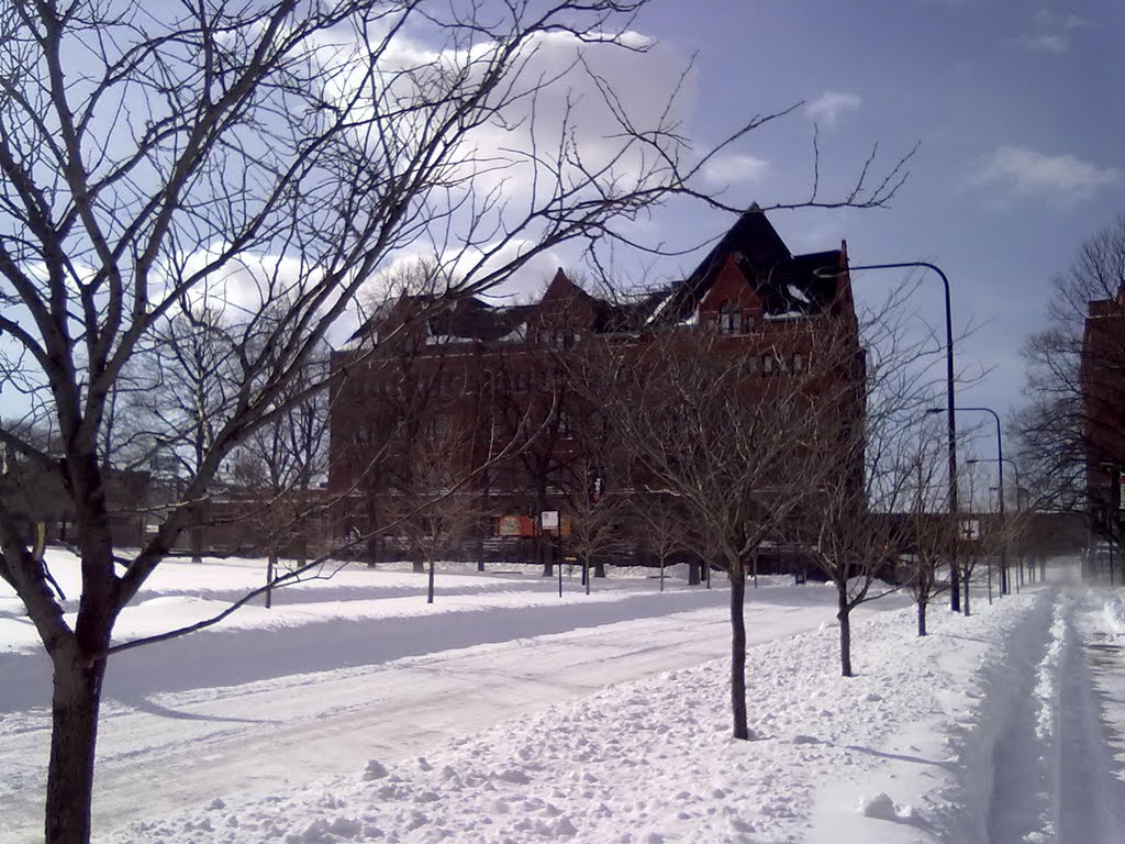 Illinois Institute of Technology - Main Building, After the great Blizzard by Mahek Rana