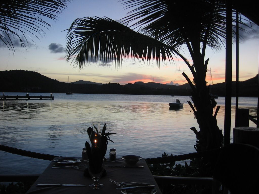 The end of a beautiful day, Mamora bay, Antigua by raystan