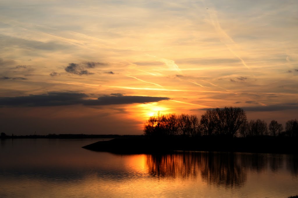 Reflectie over de Krabbenkreek by Bengeltje