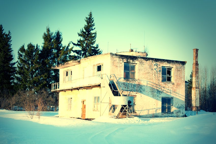 Old mil. aerodrome building by Trikster82