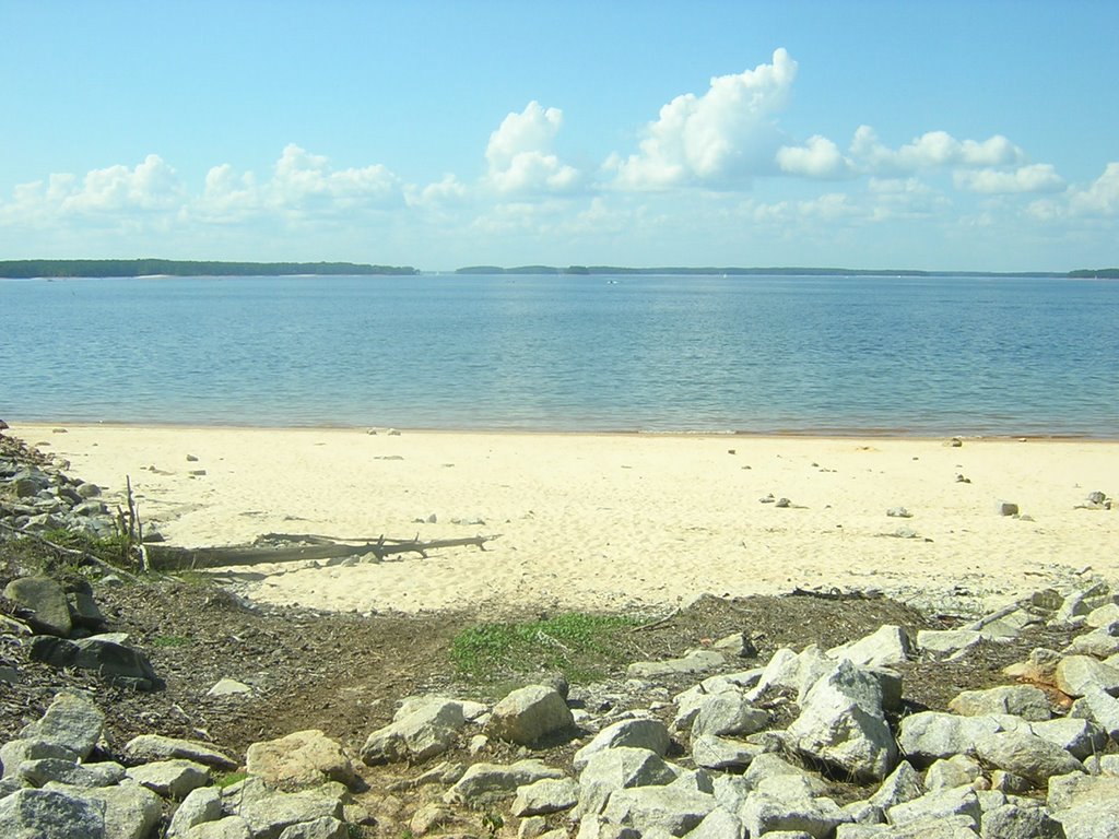 Lake Strom Thurmond Dam Beach 9-22-2007 by Kyle Stephen Smith