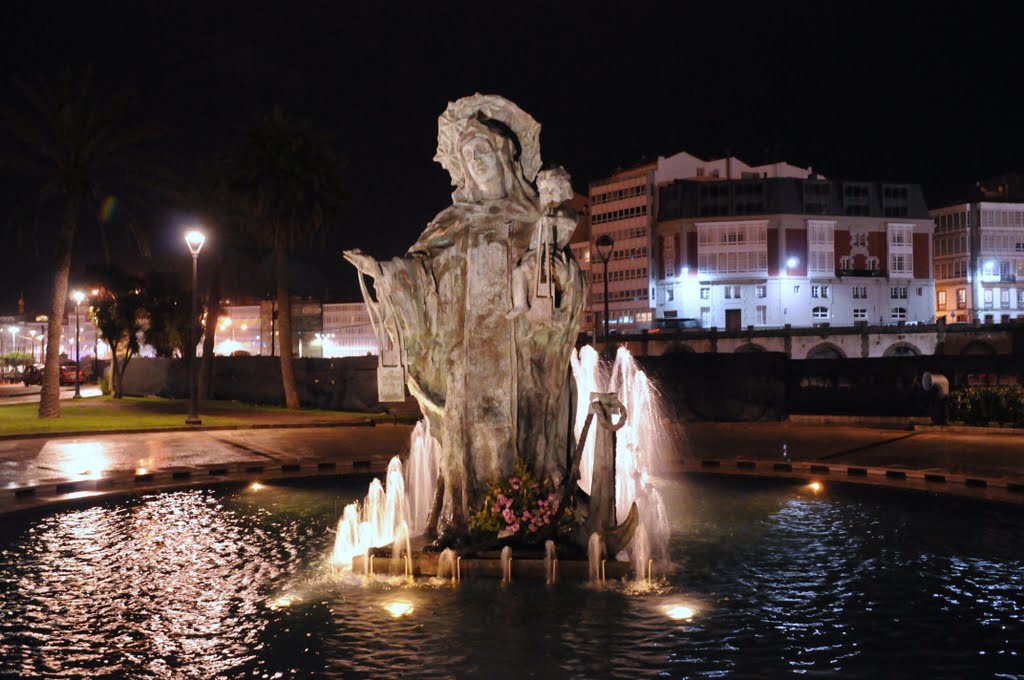 VIRGEN DEL CARMEN EN EL PASEO MARITIMO DE LA CORUÑA!!! by Panochito por el face!!!