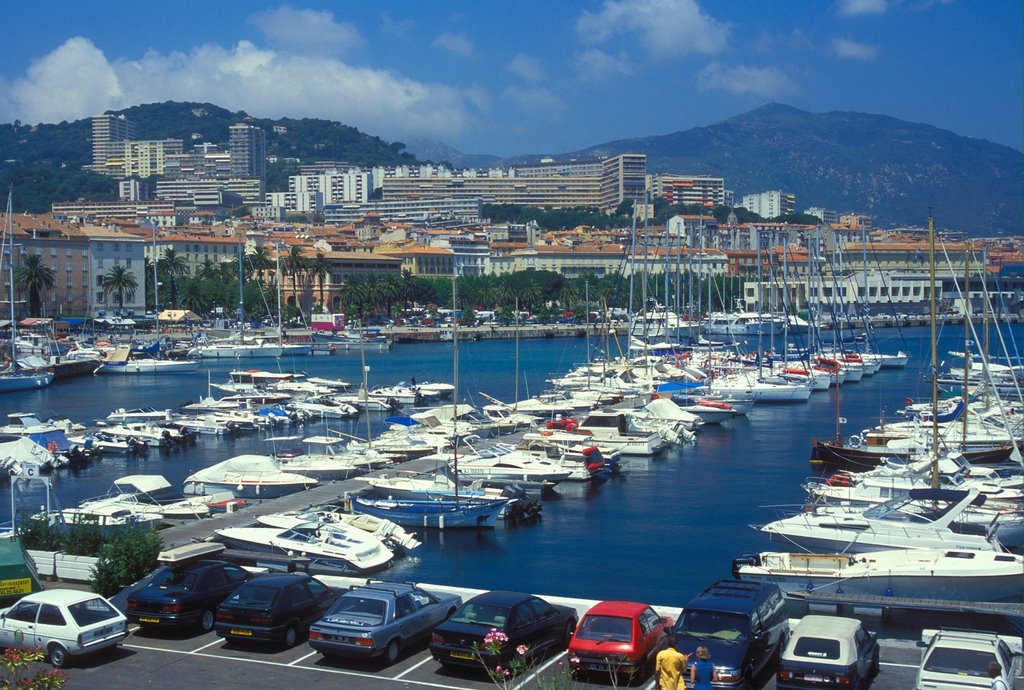 Ajaccio, the marina (1997) by Attila Szücs