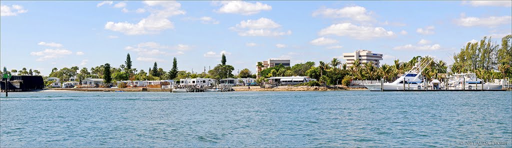 Trailer Park, south shore to inlet by Alida Thorpe