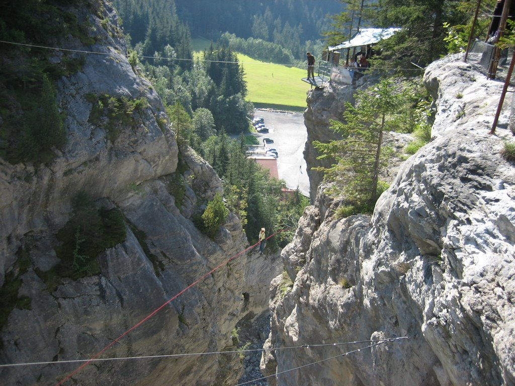 Grindelwaldschlucht Jump by P.Rohrer