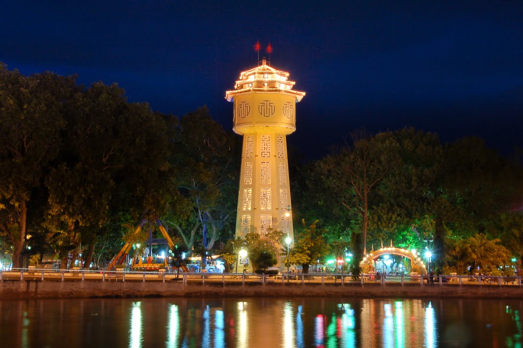 Phan Thiet. The water tower by Alexander Khmelkov