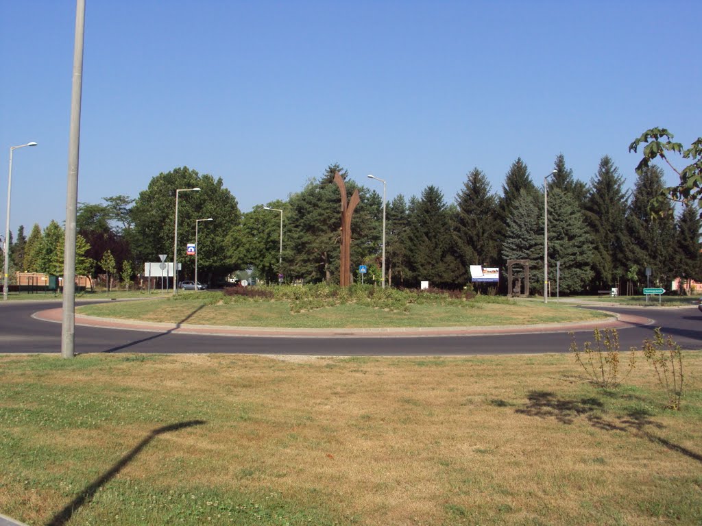 Nagyatád körforgalom (roundabout) by Leméd