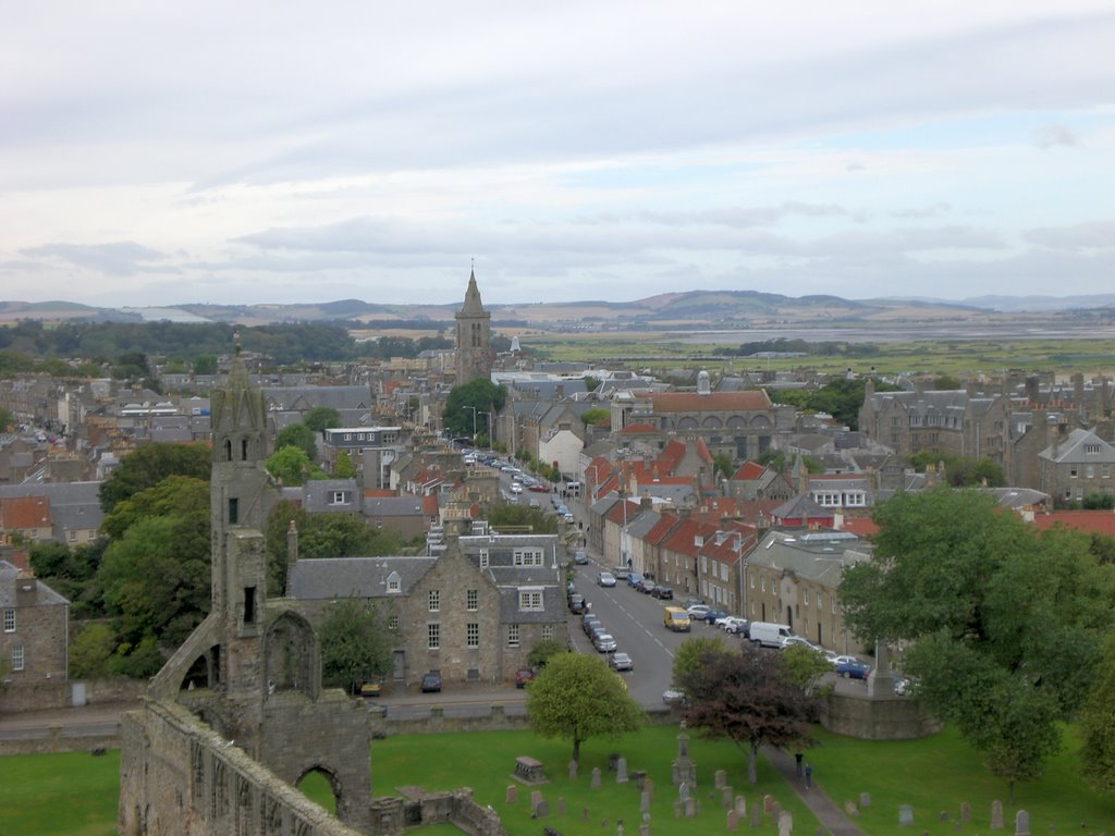 Vistas desde la catedral de St. Andrews by jesusroman