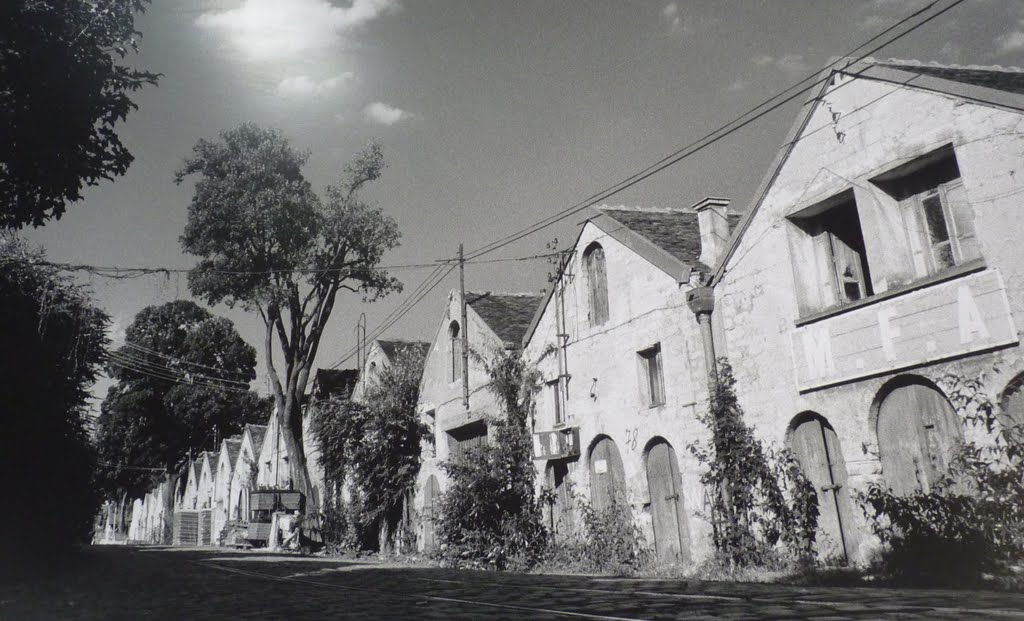 Photo taken in the 80s, J-Claude Gautrand.Le village de Bercy dans les années 80,Photographie de J-Claude Gautrand by laurentSnogoogleviews!