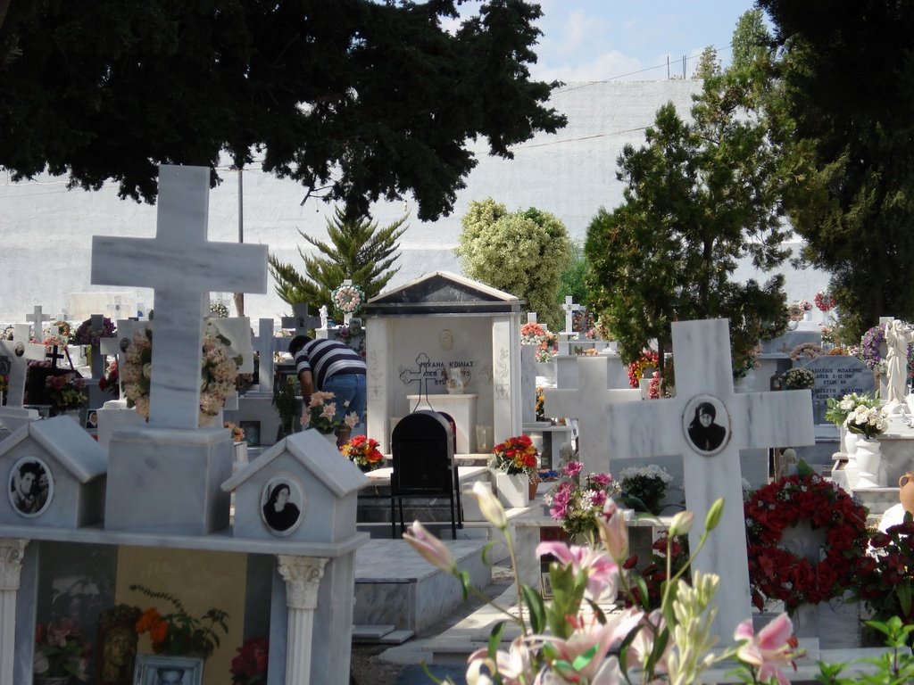 Afándou, cemetery by 240Grain