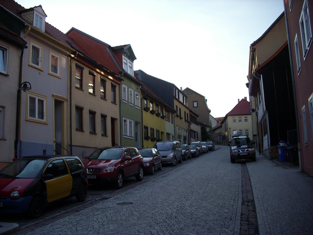 Ilmenau. Burggasse by Mykola Czerjoszyn