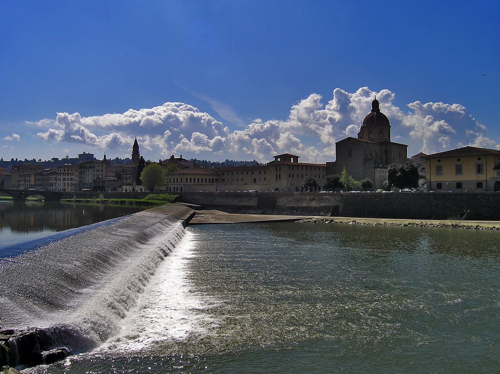 River Arno, Florence by PASO