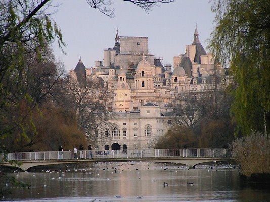 Horse Guards Parade seen from St James Park London by Matilde Aguilera