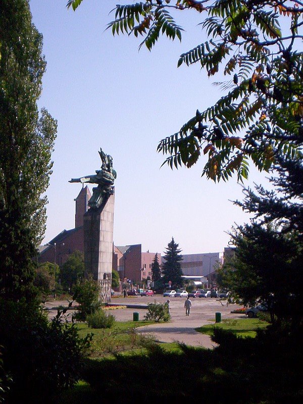 Plac Tysiaclecia (Millennium Square), Chrzanow, Poland by FromWikipedia123