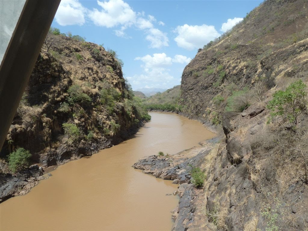 OMO River, seen from the Bridge up North by walterhellmut