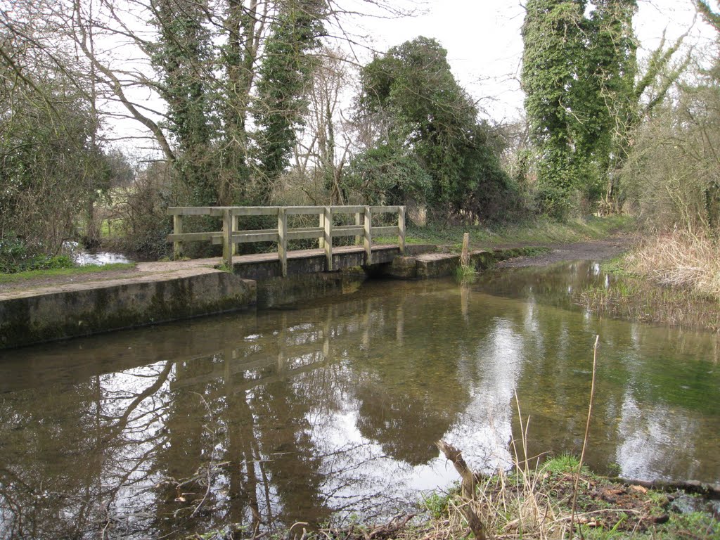 River Nar, West Acre Ford by midge2475