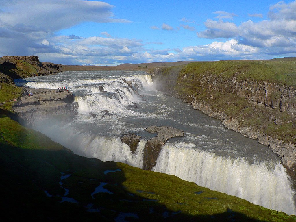 Gullfoss Waterfall by djrobd