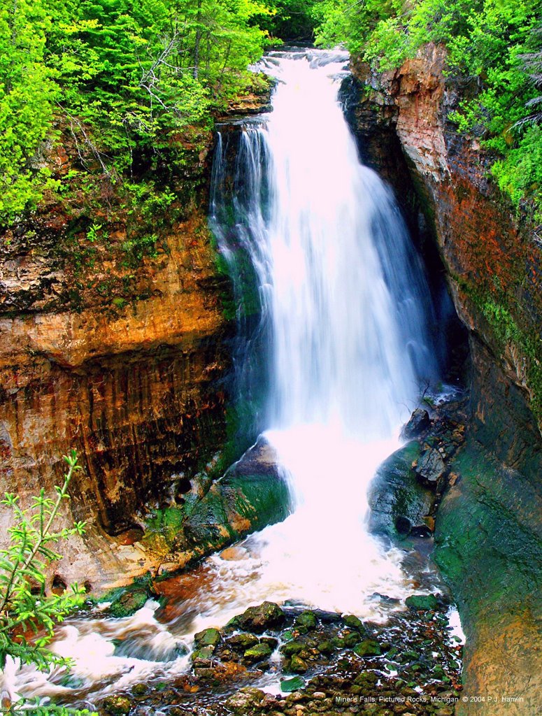 Miner's Falls, Pictured Rocks NLS by P.J. Hamlin