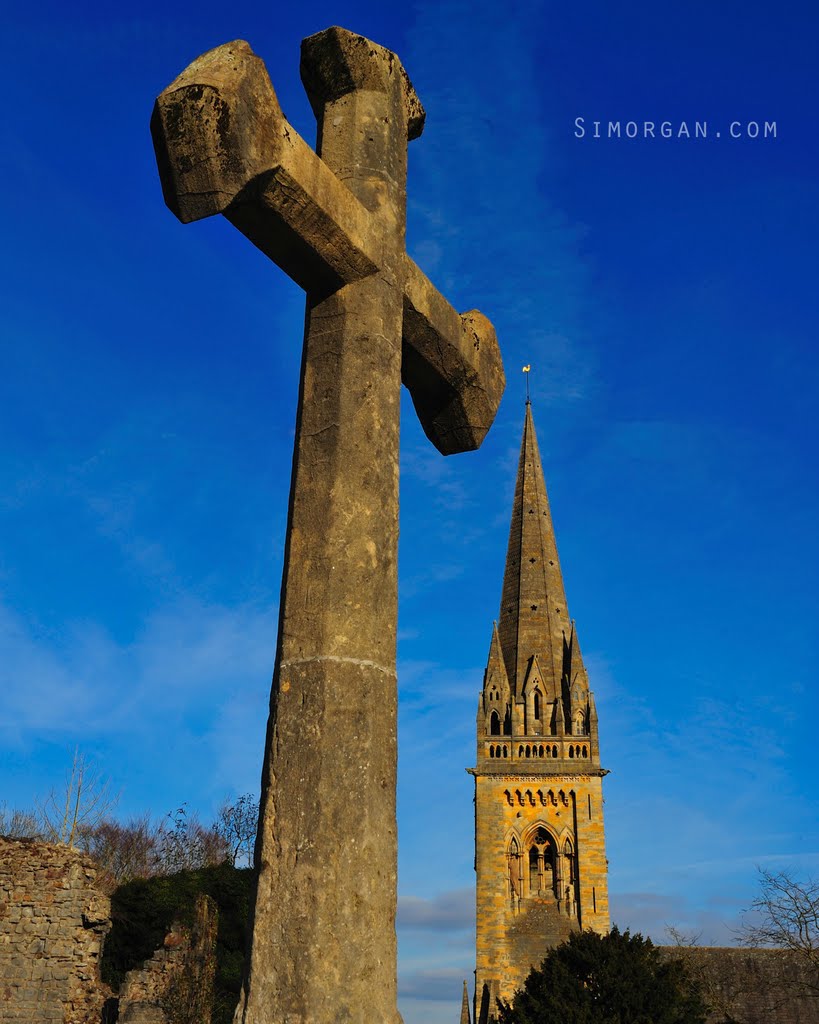 Cross and Cathedral by simorganphotodotcom