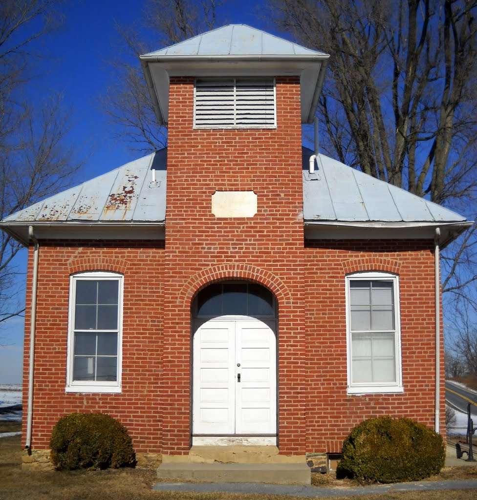 Hampton School No. 9, Urbana, MD, built 1908 by Road Runner