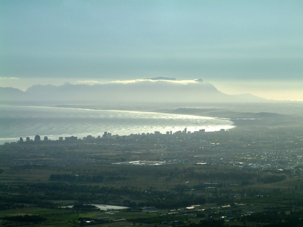 The Strand & Cape Town from Sir Lowry's Pass by Stonemansa