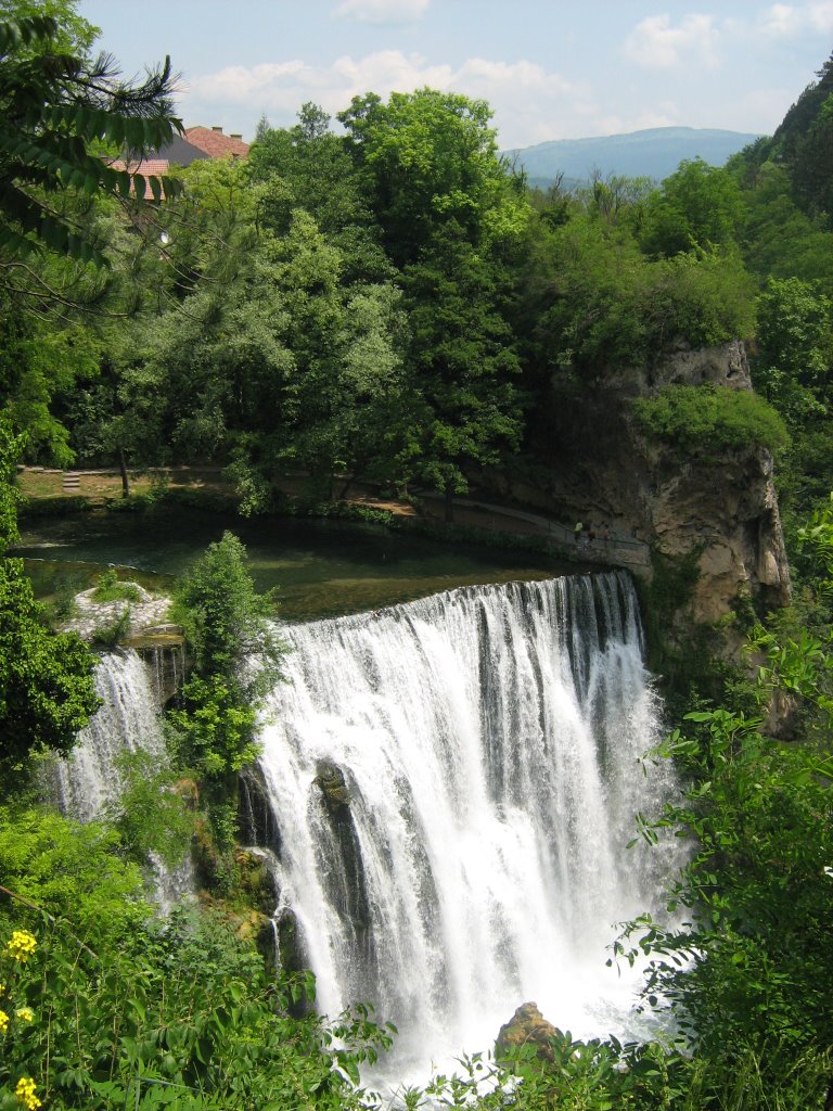 Waterfall jajce- Vodopad jajce by Michael Markin