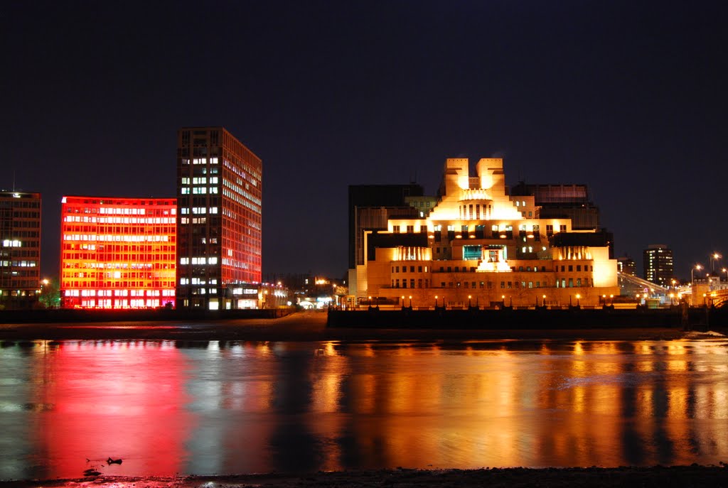 MI6 & Camelford House by Jeremy Clitheroe