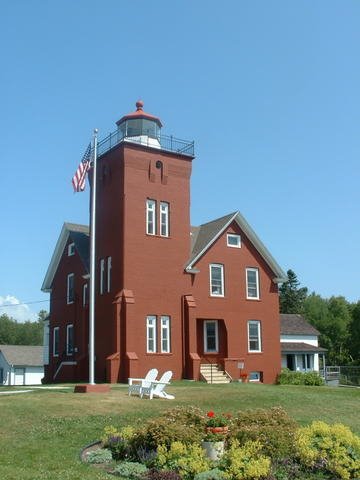 Two Harbors Lghthouse by gene and pam fuller