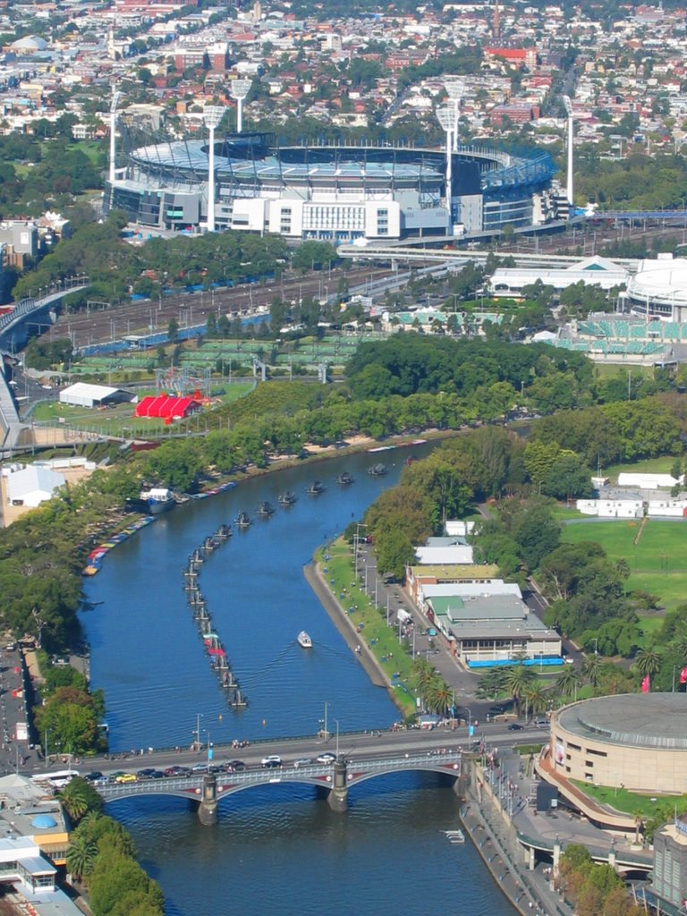 Melbourne MCG by Peter featherstone