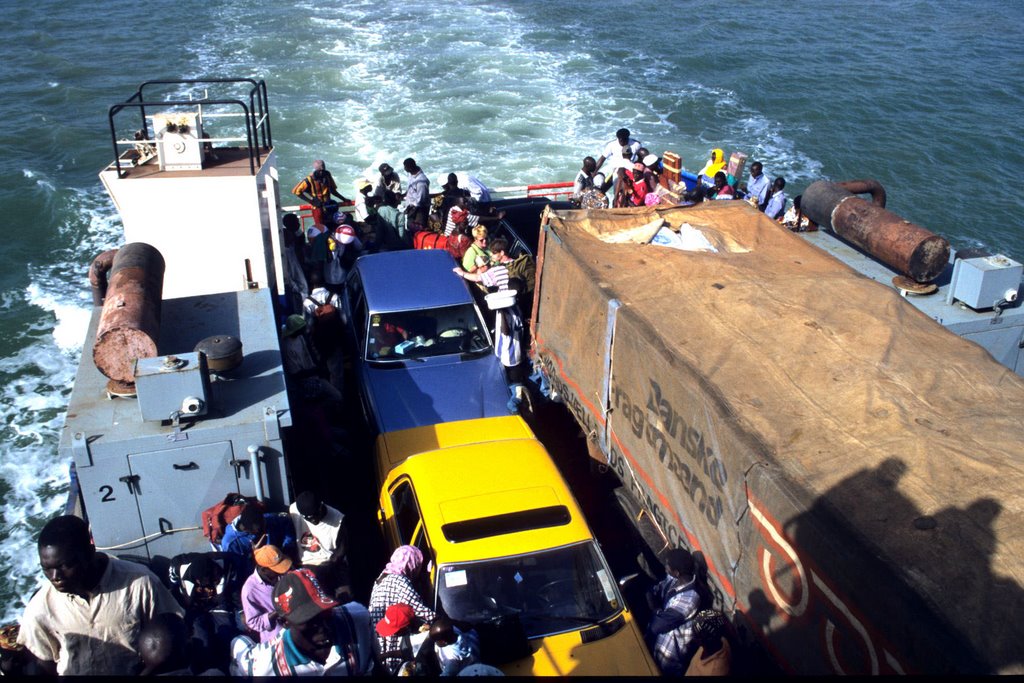 GAMBIA - on the ferry Banjul to Serrekunda by rayke