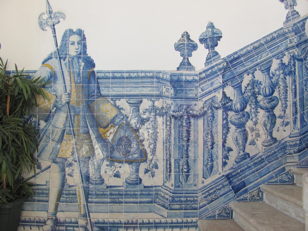 Santo Antão do Tojal - Azulejo no Palácio dos Arcebispos, 2010Out by Luís Paiva Boléo