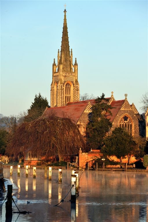 All Saints ~ Marlow and the river Thames by Nick Weall