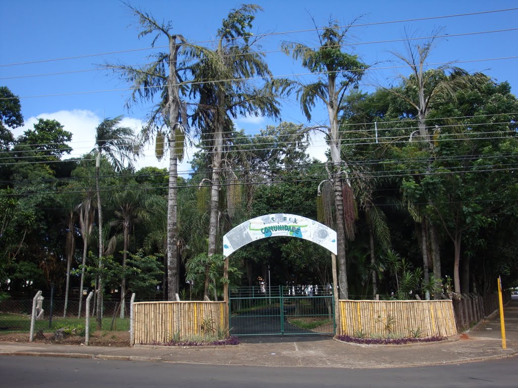 Entrada Bosque da comunidade - Bauru SP by alcides altino..bauru