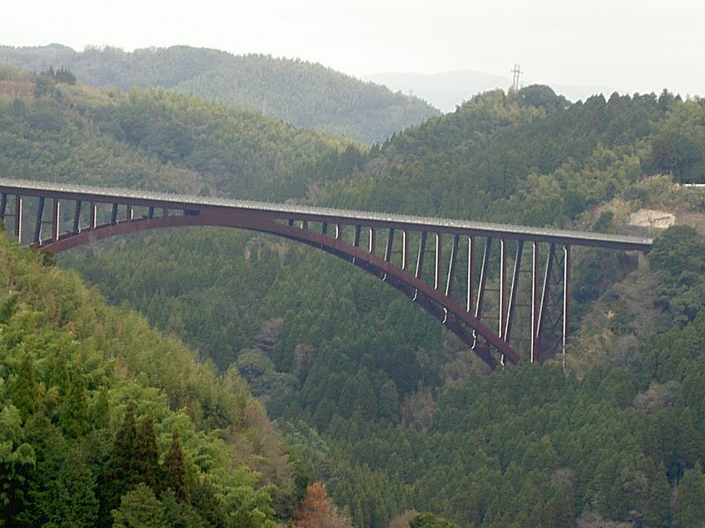 矢形川虹の大橋　牧の原～天君ダム（熊本県） by mami72