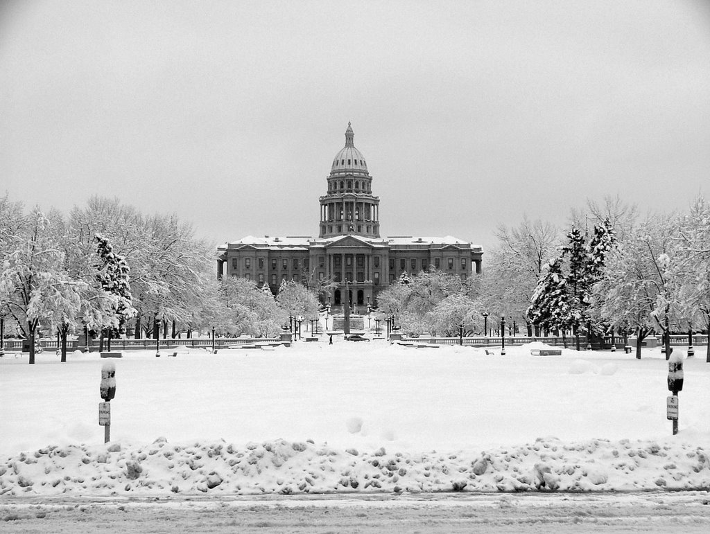 Capitol Across Civic Center by August Skamenca